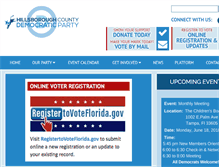 Tablet Screenshot of hillsboroughcountydemocrats.org